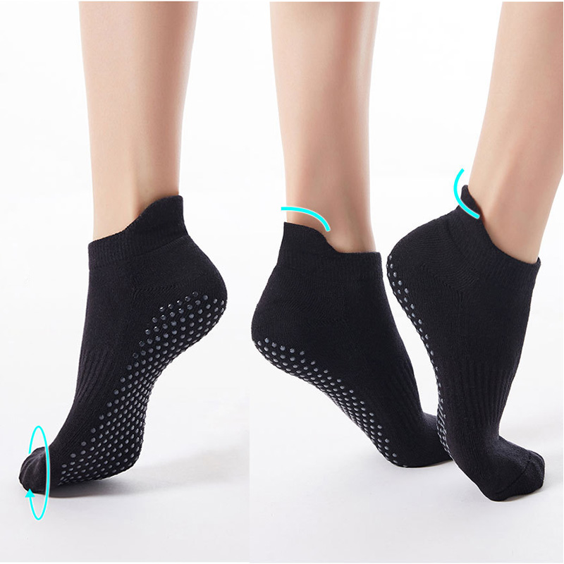Pilates Yoga Y Barre - Calcetines antideslizantes para Yoga, medias adhesivas