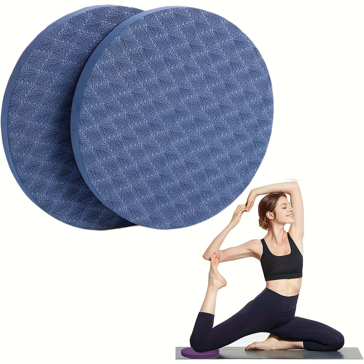 Pilates Yoga Kit - Paquete de 2 Almohadillas para Yoga,