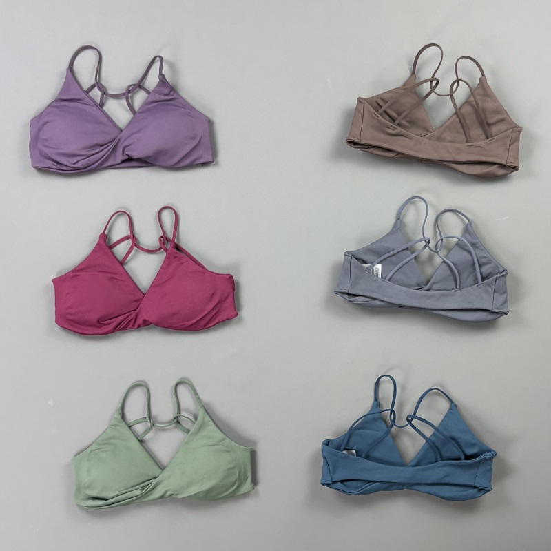 Pilates Yoga Workout - Sujetador deportivo Vision para mujer, cuello