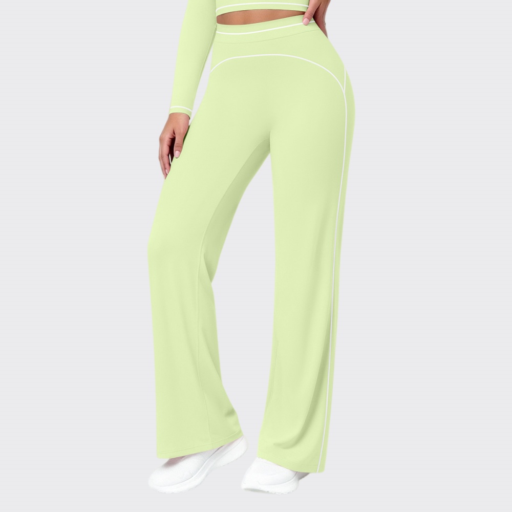 Pilates Yoga Workout - Nuevos Pantalones Acampanados de Cintura Alta