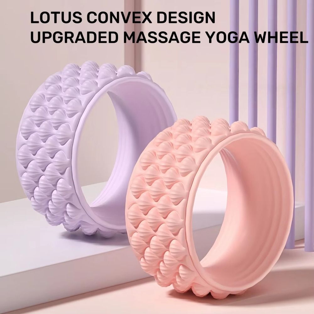 Pilates Yoga Resistance Ring - Rueda de Yoga de Silicona, Doble