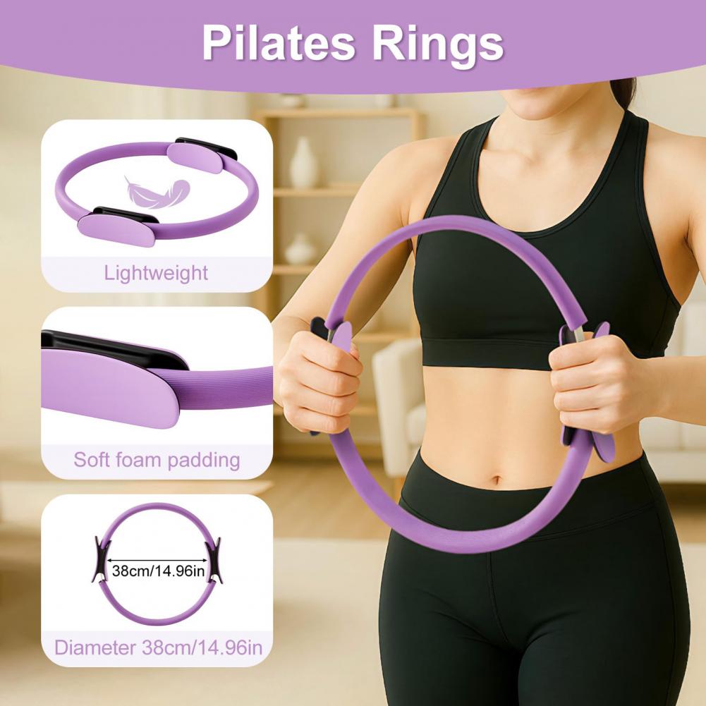 Pilates Yoga Resistance Ring - Anillo circular para Yoga y Fitness