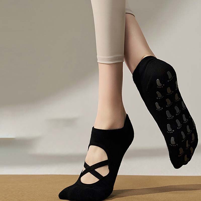 Pilates Yoga Y Barre - Calcetines de Yoga profesionales para mujer,