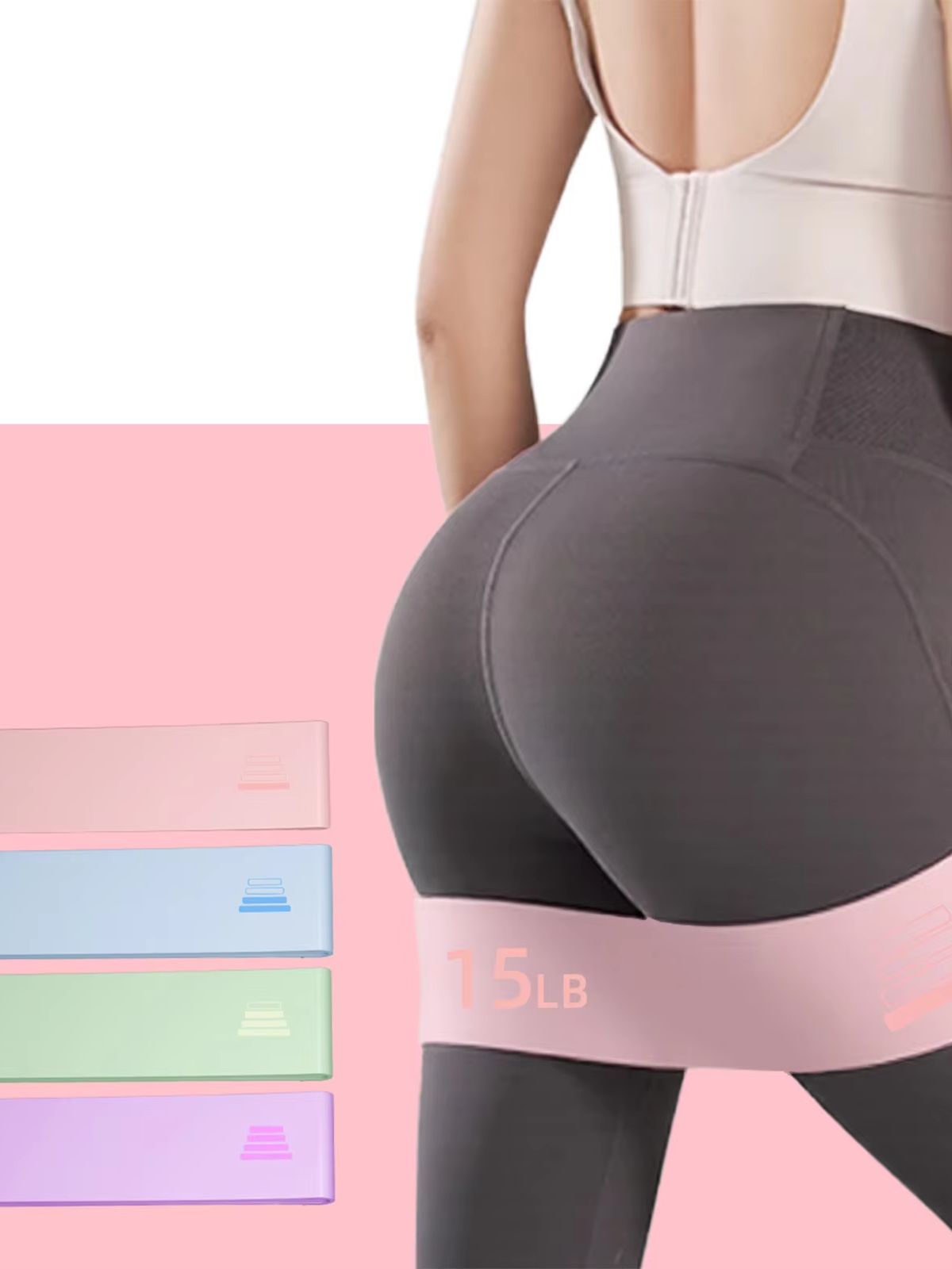 Bandas Elásticas para Ejercici - Pilates Yoga Kit reseña y precio