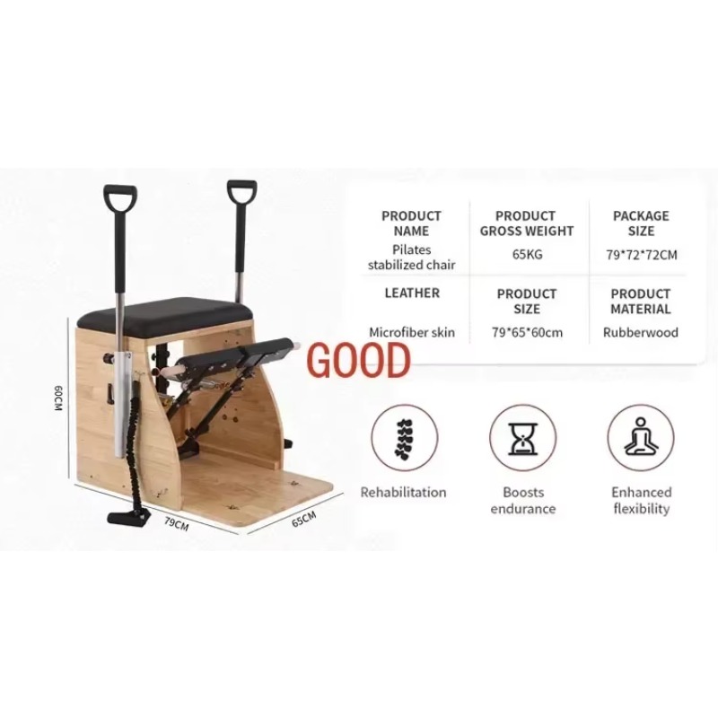 Máquina de Pilates Reformer Ba - Pilates Chair Wunda reseña y precio