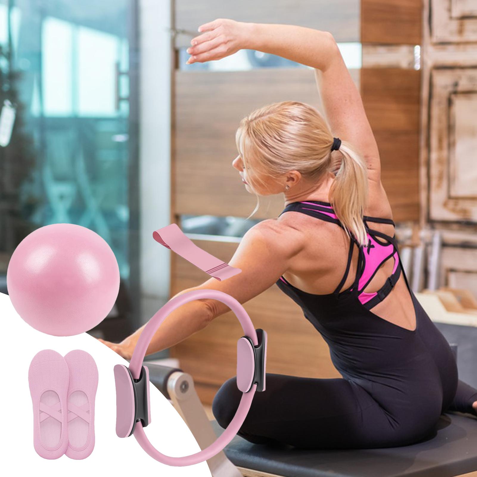 NUEVO Set de Pelota y Anillo d - Pilates Yoga Resistance Ring reseña y precio