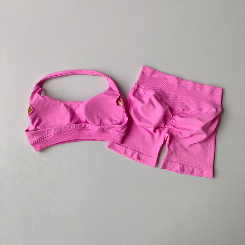 Sexy cuello Halter parte de at - Pilates Yoga Kit reseña y precio