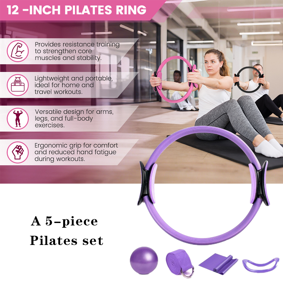 Juego de entrenamiento físico  - Pilates Yoga Resistance Ring reseña y precio