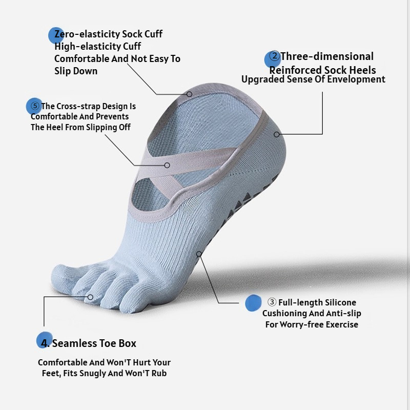 Calcetines de yoga finos de ci - Pilates & Yoga Vertebrasana reseña y precio