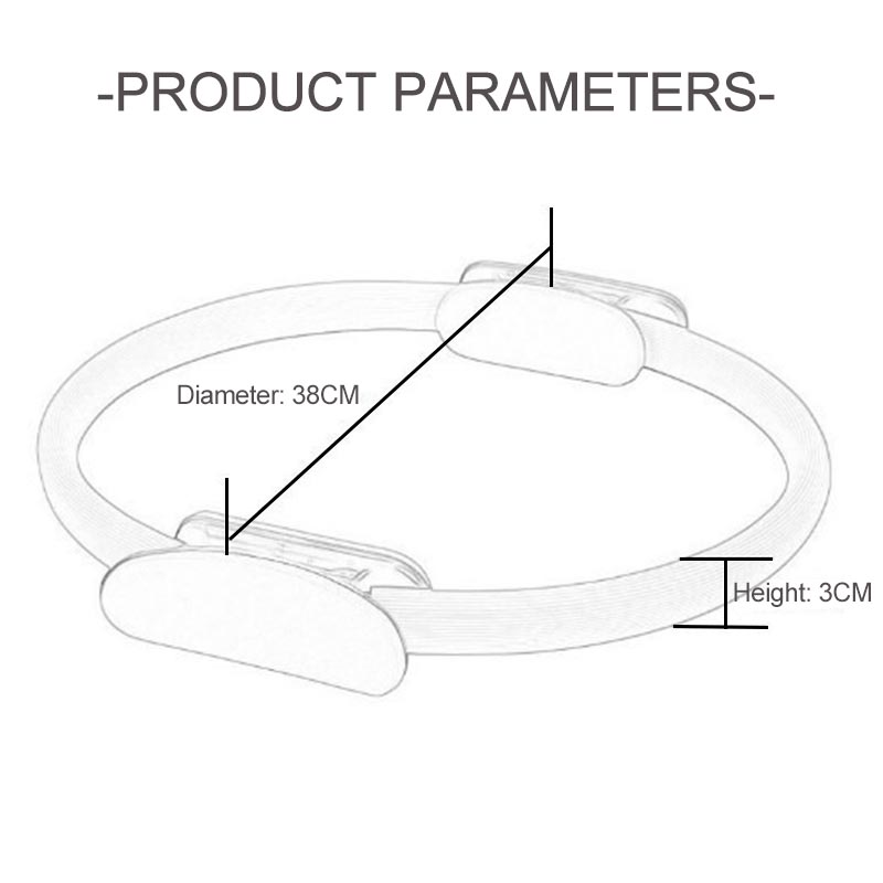 Anillo de Pilates Elástico, Cí - Pilates Yoga Resistance Ring reseña y precio