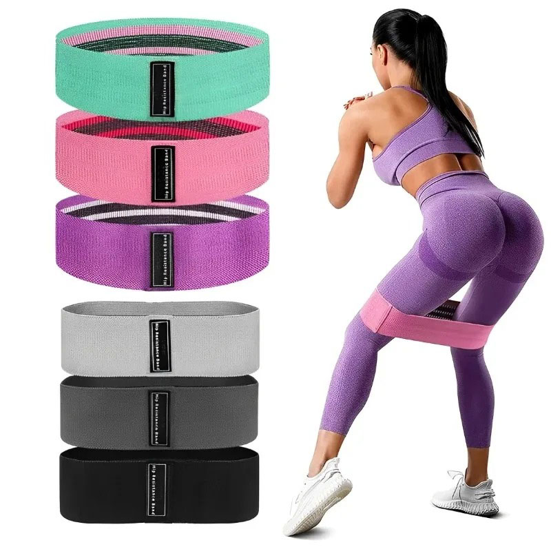 3 Bandas Elásticas de Tela par - Pilates Yoga Board reseña y precio
