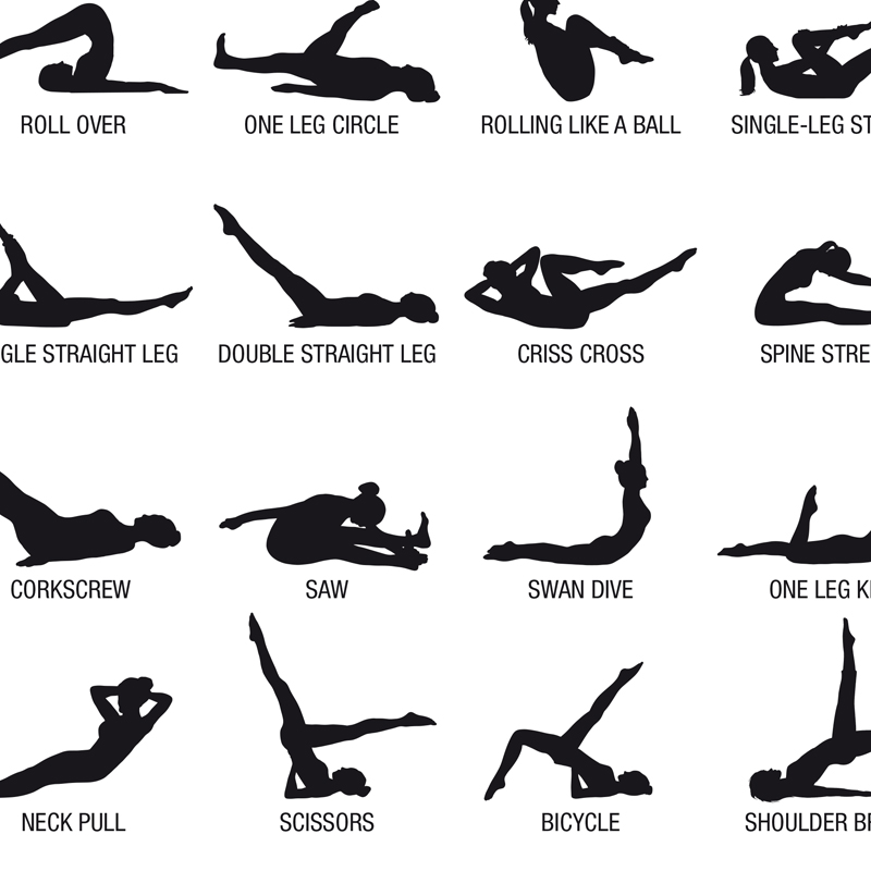 Póster de Lona sin Marco para  - Pilates Yoga Workout reseña y precio
