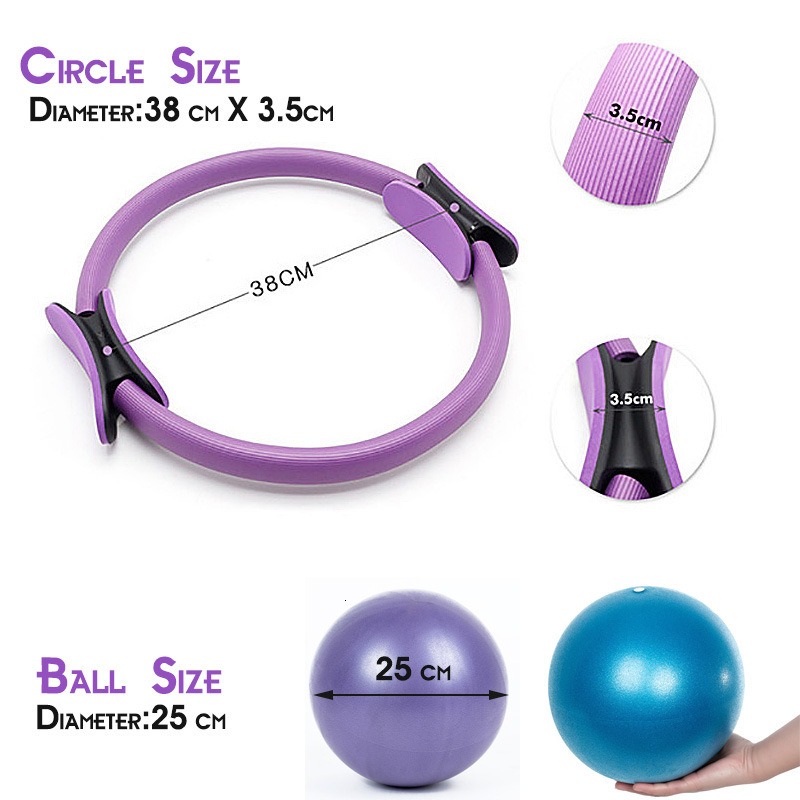 Set de Anillo de Yoga y Pilate - Pilates Yoga Resistance Ring reseña y precio