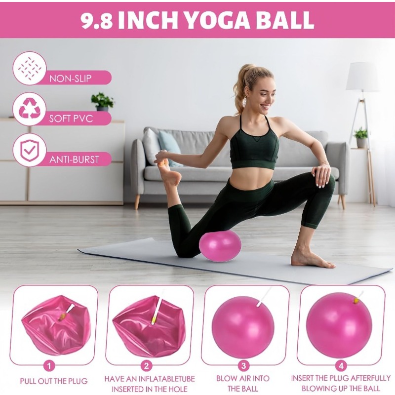 Juego combinado de 10 piezas d - Pilates Yoga Resistance Ring reseña y precio