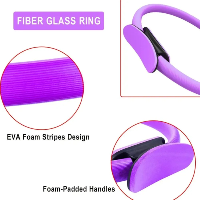 Pilates Yoga círculo belleza e - Pilates Yoga Resistance Ring reseña y precio